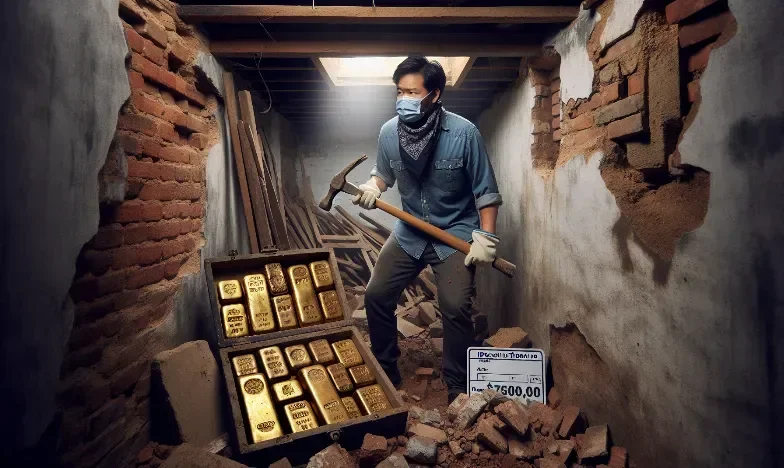 Man Renovates Basement, Discovers Hidden Gold Worth $75 Million