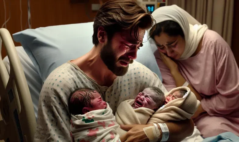 Joyful Father Celebrates Triplets' Birth, Faces Unexpected Heartbreak