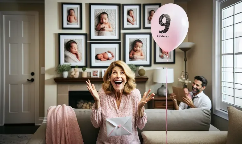 Mom Who Gives Birth to 9 Girls in a Row Eagerly Awaits the Gender of Her 10th Baby