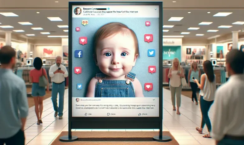 Adorable Photo of 6-Month-Old Boy on Texas Target Monitor Takes Twitter by Storm