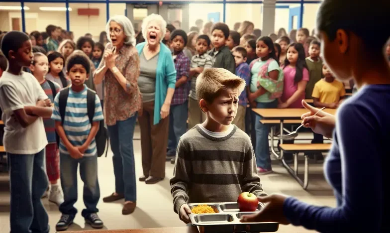 Little Boy Is Teased for Not Affording Hot Lunch, His Grandma Steps In